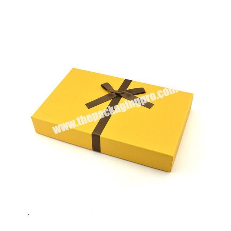 Factory Supplier Custom Elegant Printed Package Lid And Tray Gift Box With Logo Design