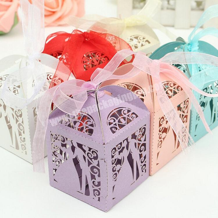 factory supplier custom luxury wedding favor boxes