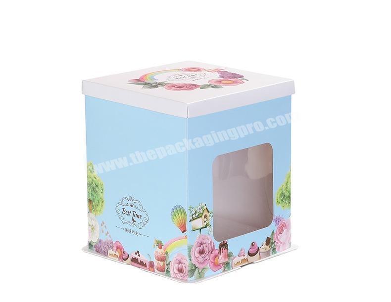 Factory supply cake boards and boxes birthday cake box tall cake box with factory prices