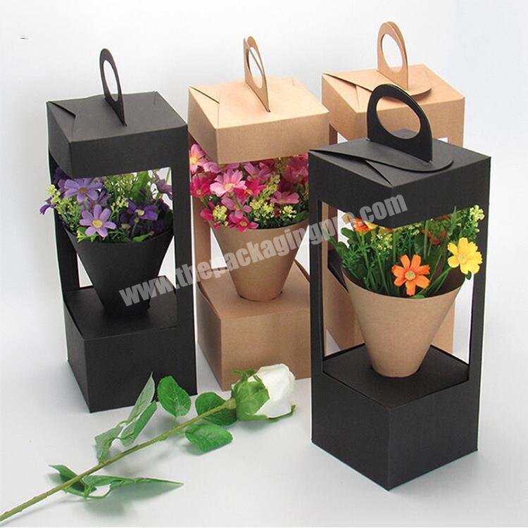 factory supply cardboard packaging boxes to pack flowers