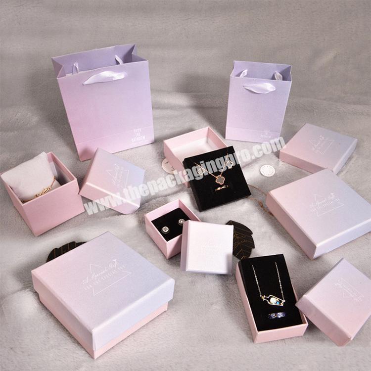 factory supply custom logo  cardboard  kraft jewelry box