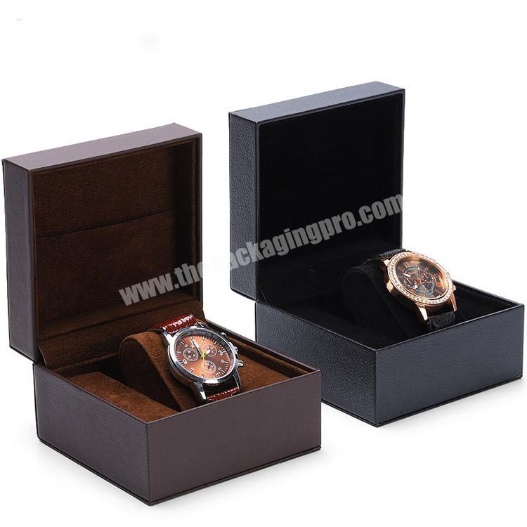 factory supply custom luxury watch packaging gift box leather