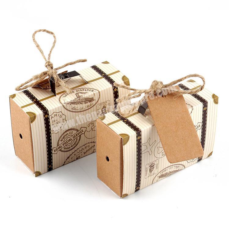 factory supply custom wholesale cardboard suitcase box gift