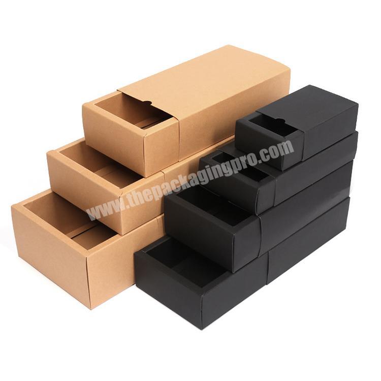 factory supply custom wholesale packaging kraft sliding box