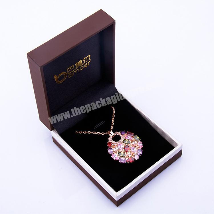 factory supply luxury cardboard jewelry gift box for necklace