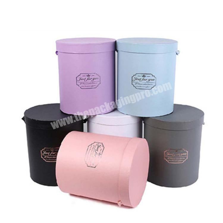 Factory Supply  packing  cardboard round gift box