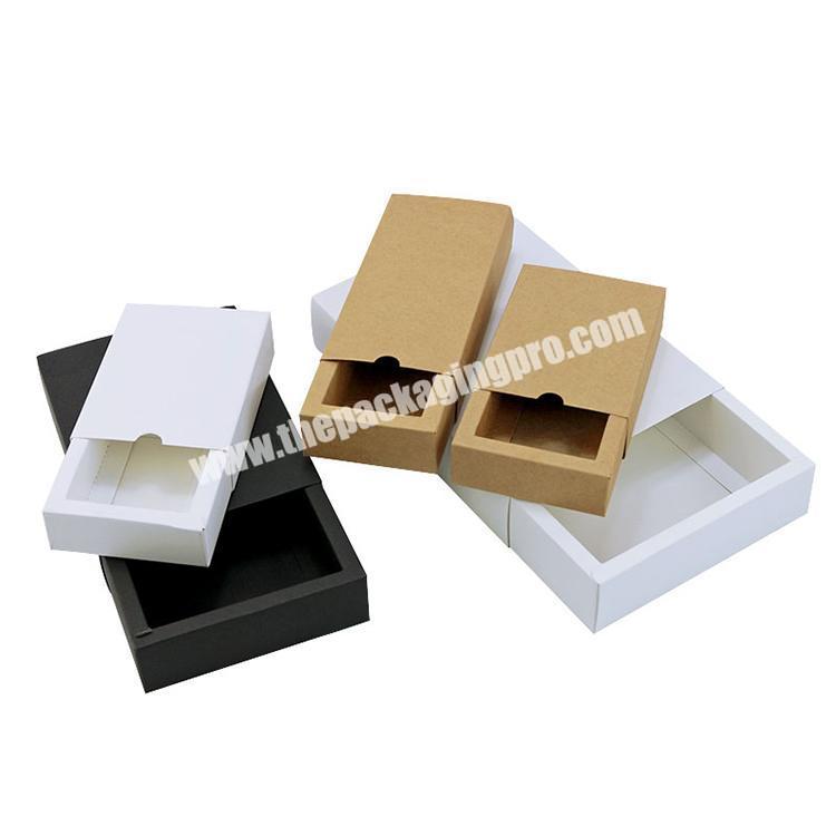 Factory Supply pvc paper packaging gift box drawer cartoon