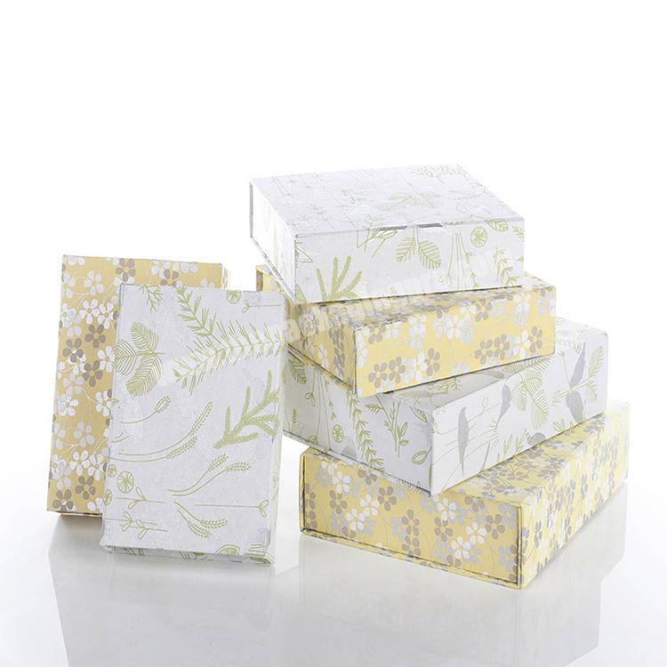 factory supply rigid gift cosmetic white box packaging