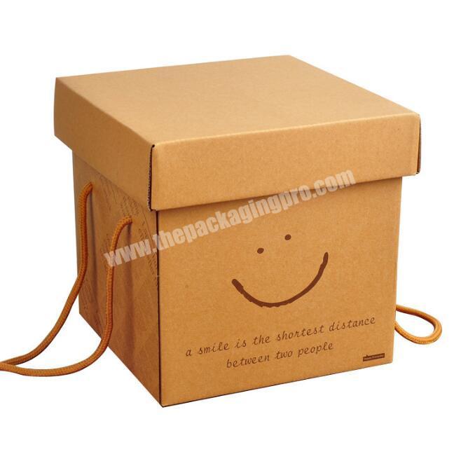 Factory supply square cardboard paper box luxury large snack box gift box