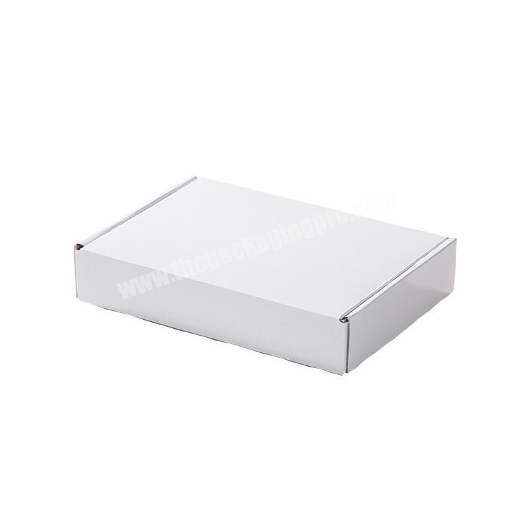 factory supply wholesale apparel custom shipping boxes white