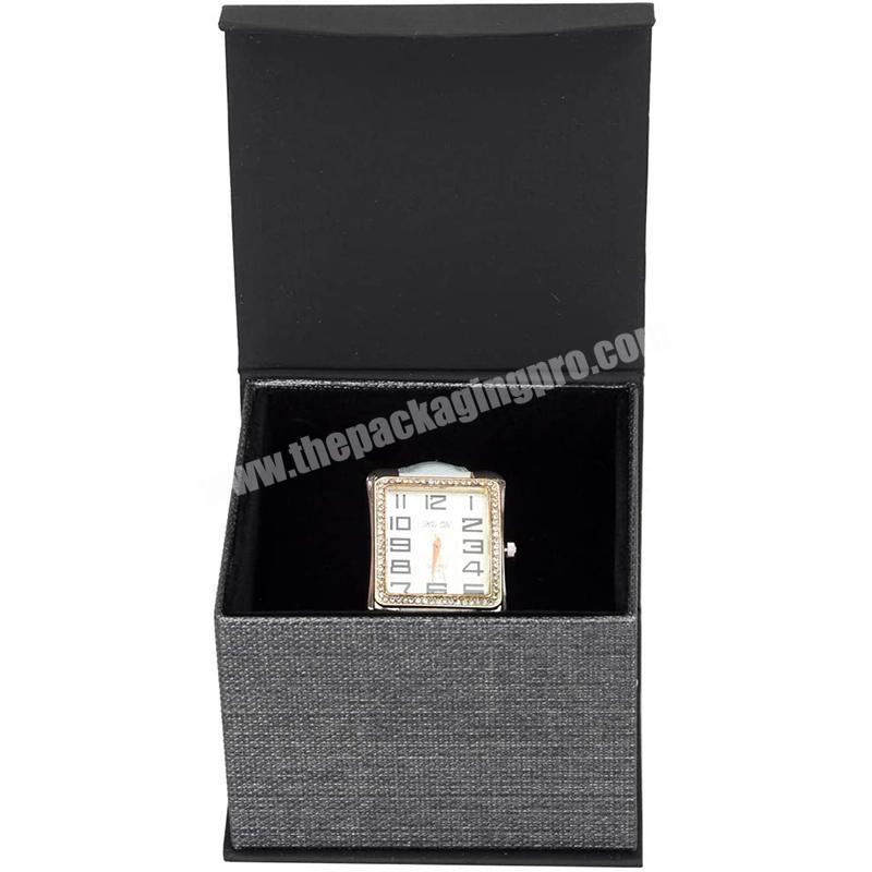 Factory Wholesale Black Cardboard Magnetic Gift Boxes