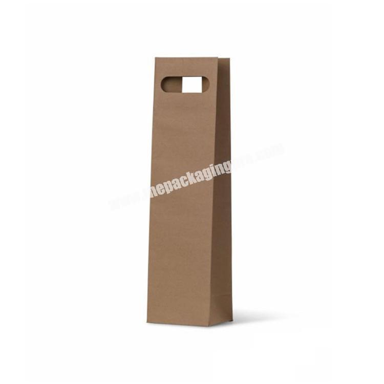 Factory Wholesale Cheap Custom Logo Printed Luxury Gift Packaging Wine Bottle Paper Bags