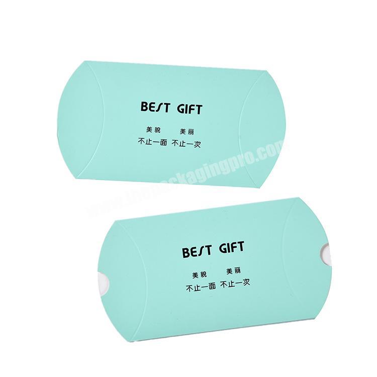 factory wholesale custom cheap pillow box hair packaging boxes