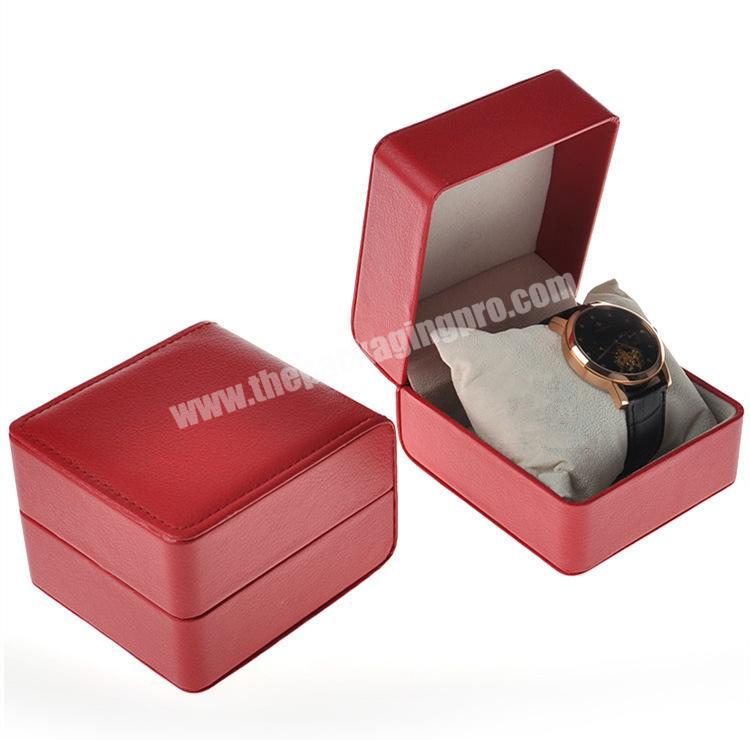 Factory wholesale custom high-end PU leather watch box jewelry box jewelry gift packaging box