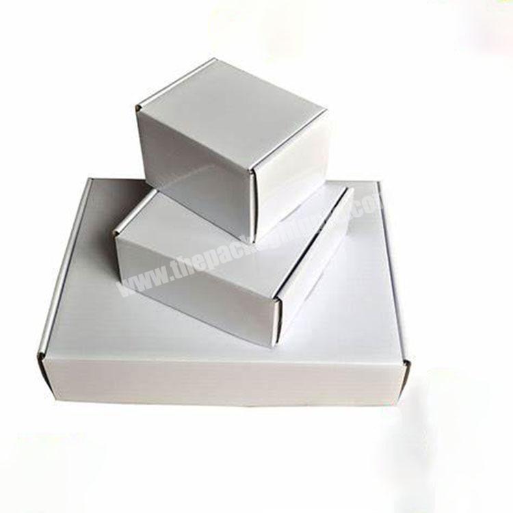 factory wholesale custom large high gloss white cardboard box