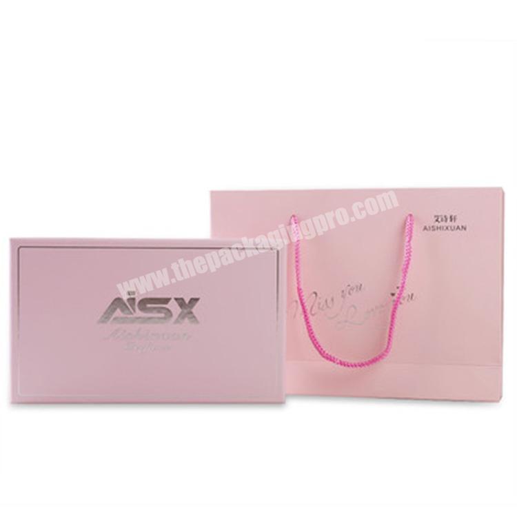 factory wholesale custom pink gift premium packaging box