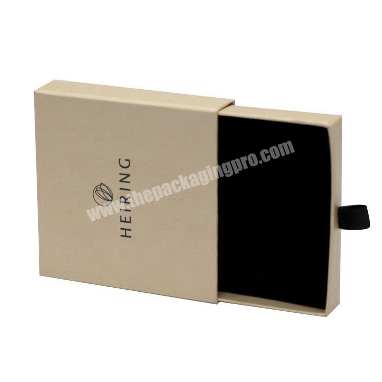 Factory Wholesale High end rigid paper packaging jewelry gift box with tray for rings