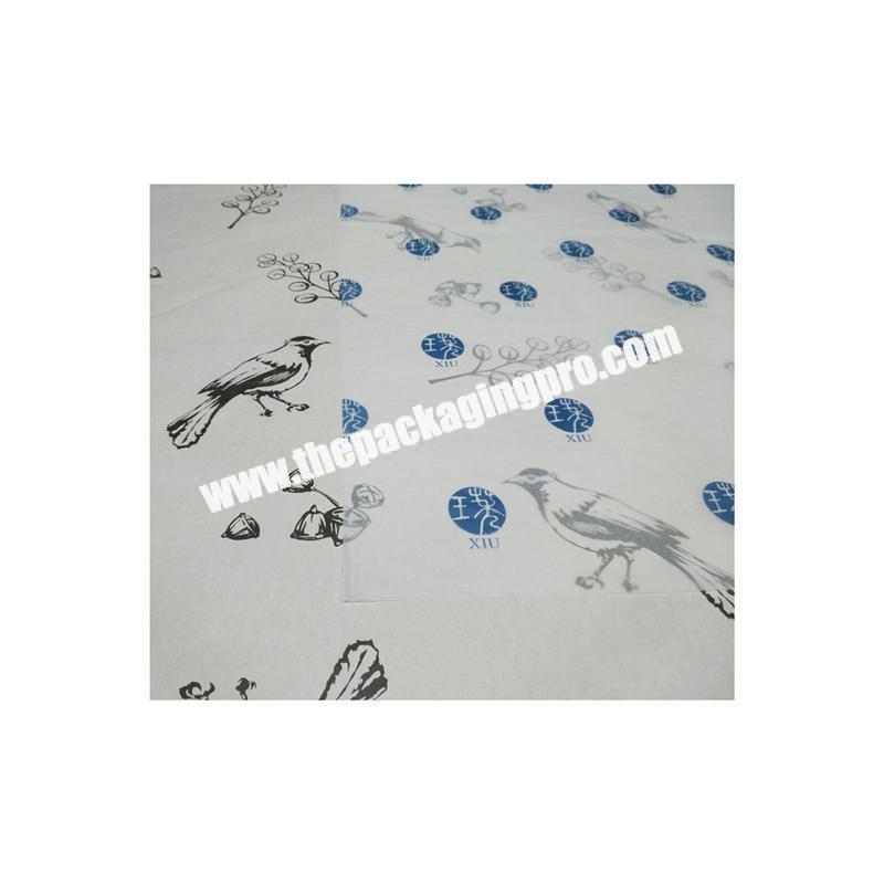 Factory wholesale retail custom blue roll tissue paper