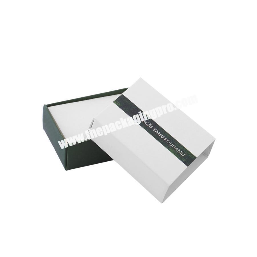 Factory wholesale retail custom logo printed paper drawer gift box with handle