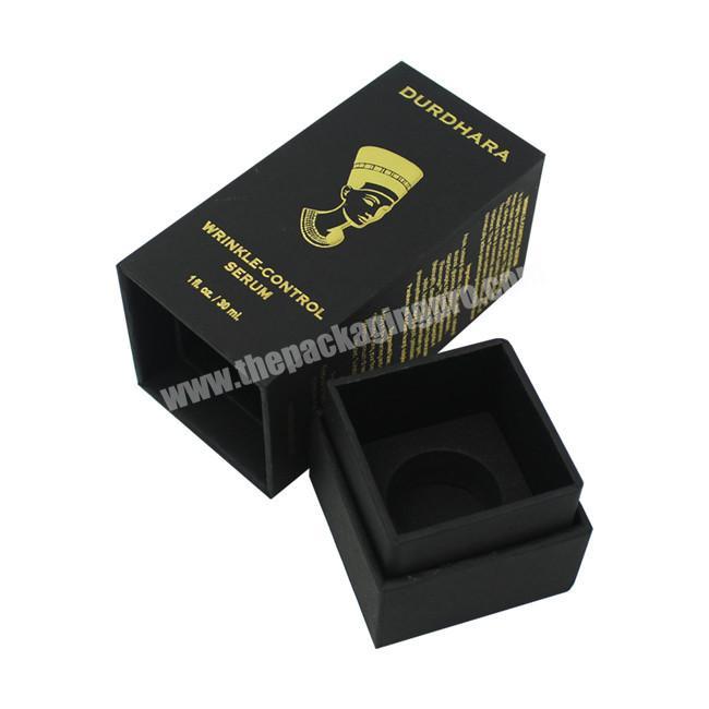 Factory Wholesale Specialized Design Cosmetic Gift Boxes With Foil gold Logo