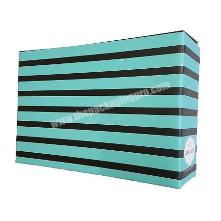 Factory wholesale types of corrugated boxes printing paper box poly coated cardboard box with fair price