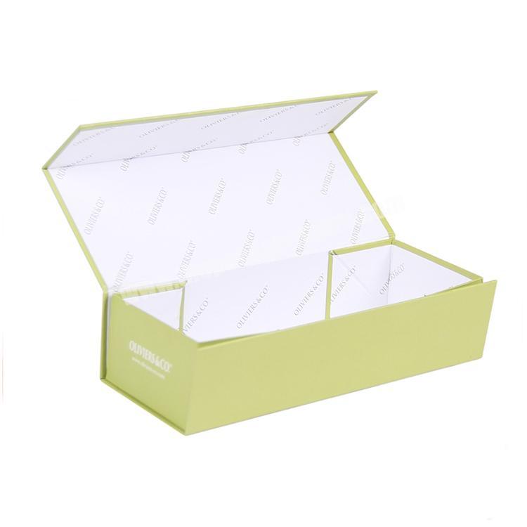 Fancy cardboard flap small collapsible magnetic close gift box
