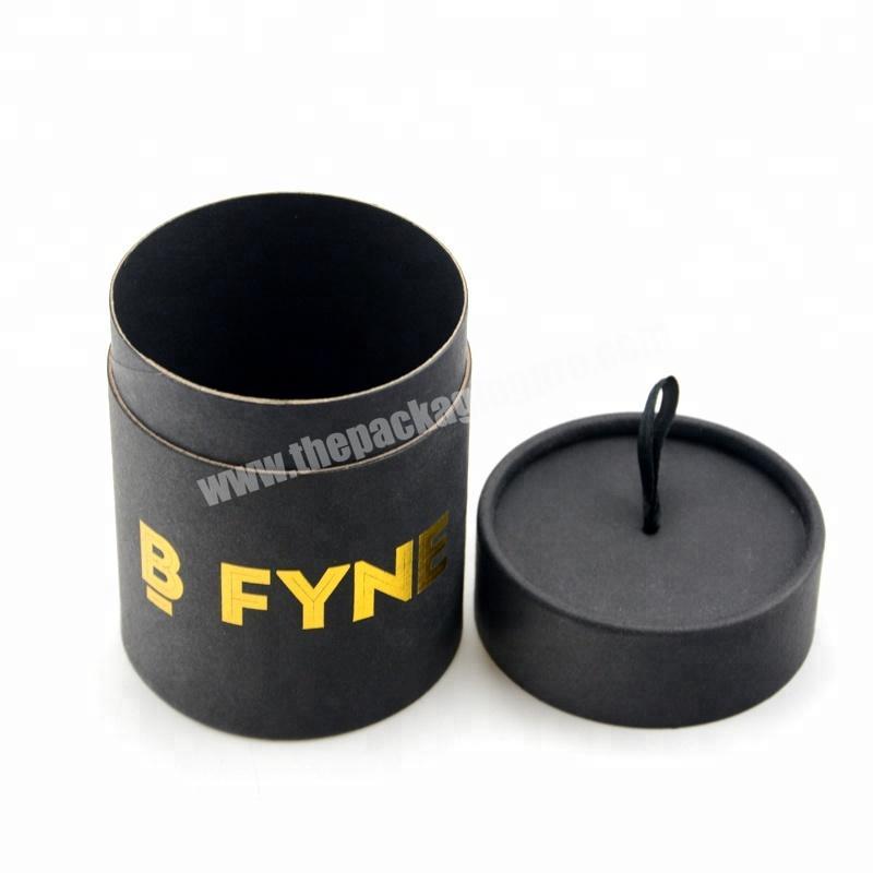 Fancy carton round ruler tube storage boxes for packing