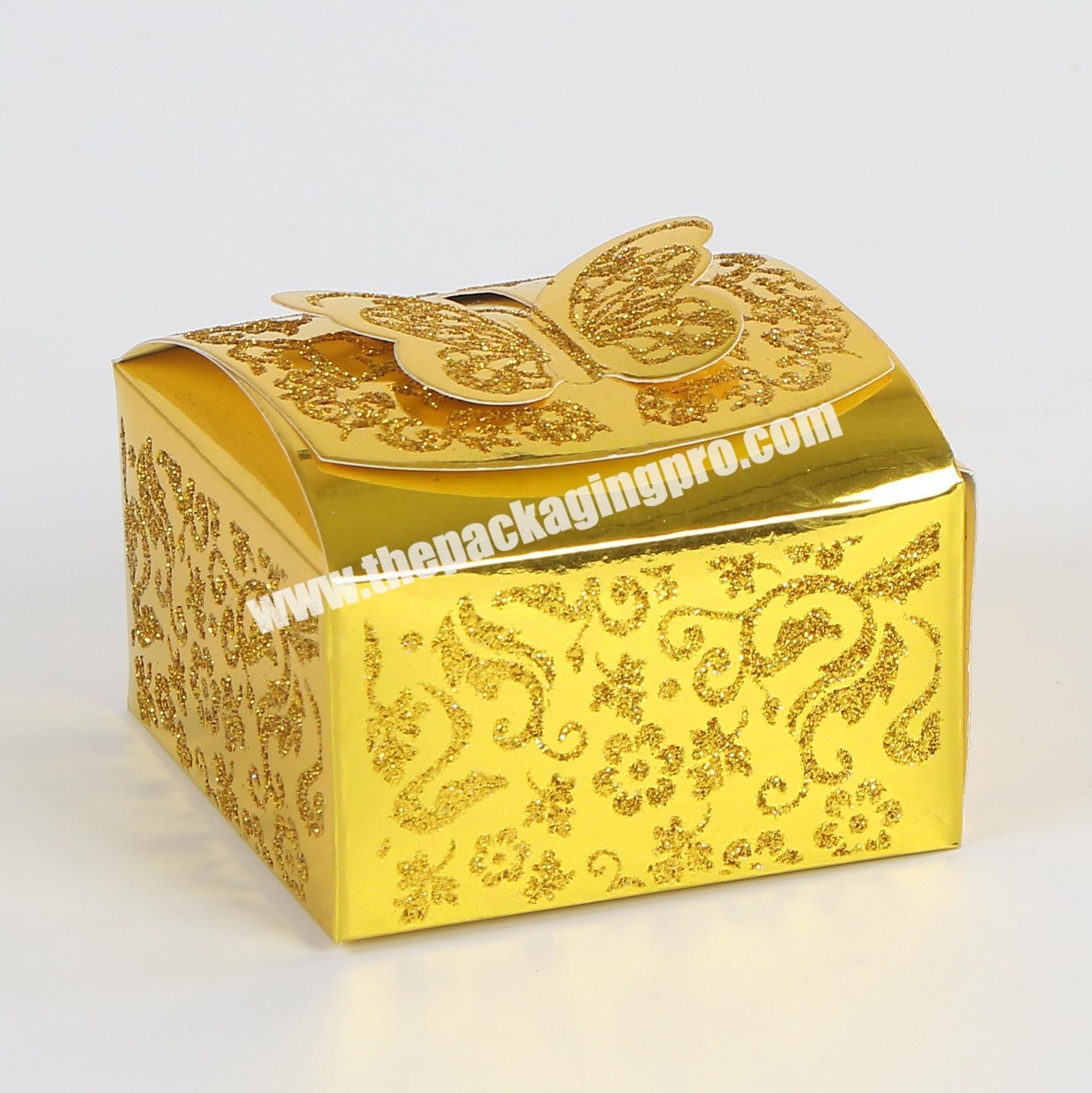 fancy china boxs gold paper packaging wedding box