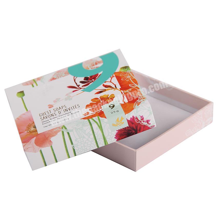 Fancy color paper advent calendar sample packaging box