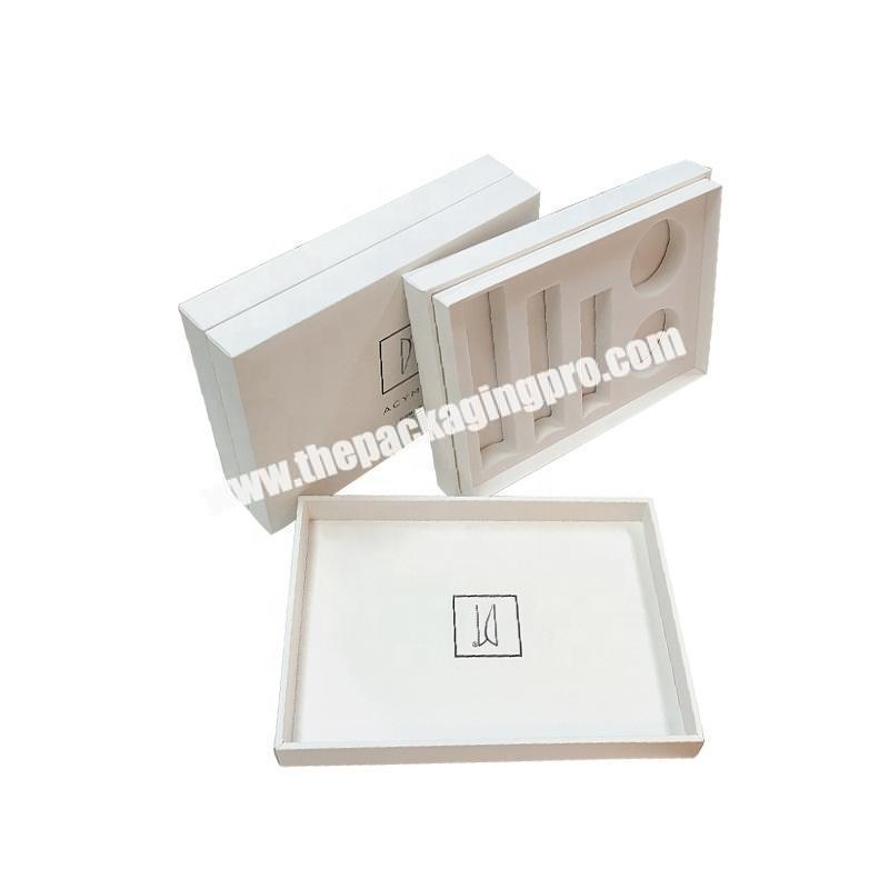 fancy cosmetic box luxury cosmetics packaging containers with insert