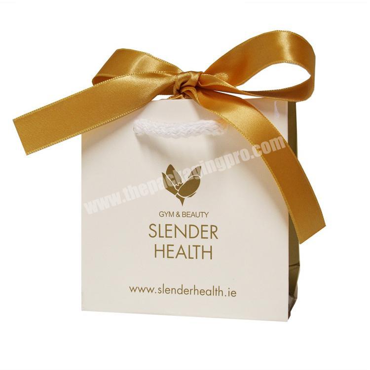 Fancy Custom Jewelry Packing Luxury Design Small Packaging Bags With Logo