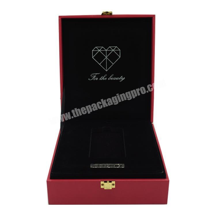Fancy custom paper jewellery box wholesale luxury jewellery box packaging