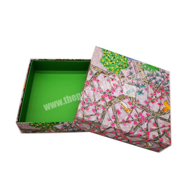 Fancy Custom Printed Recycled Custom Foldable Paper Cardboard Gift Box Packaging