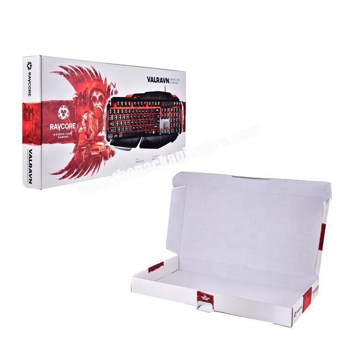 Fancy design printed corrugated paper computer keyboard packing boxes
