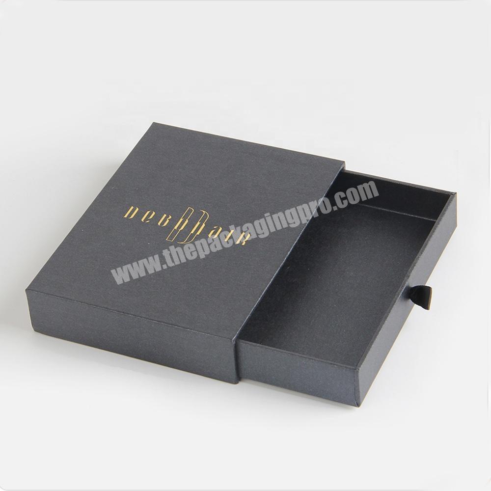 Fancy drawer paper gift box for credit card packing