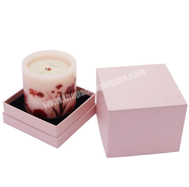 Fancy Gift Boxes Packaging Smart Empty Box Luxury Perfume Packaging Custom Foldable Tea Light Candle Box