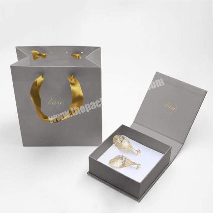 Fancy jewelry case box with custom designdecorative jewelry paper box
