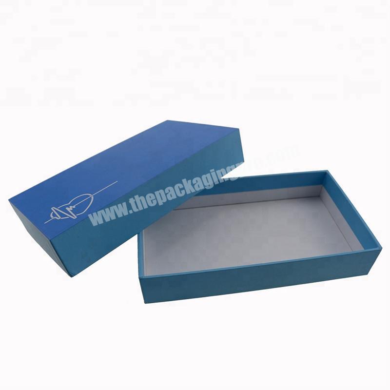 Fancy Paper cover and tray carton Box With Silver Stamping
