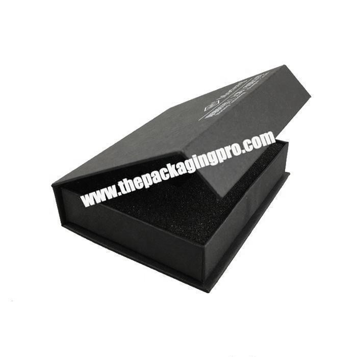 Fancy paper packaging magnetic gift box for usb flash drive