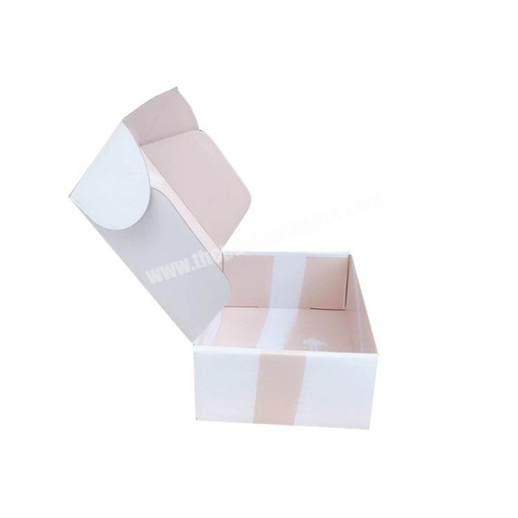 Fancy rigid customized wig corrugated packaging shipping mailer box