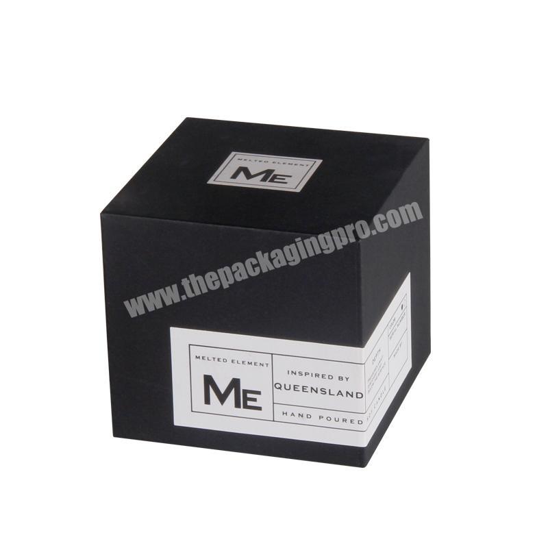 Fancy small cardboard candle box packaging paper box candle packing factory