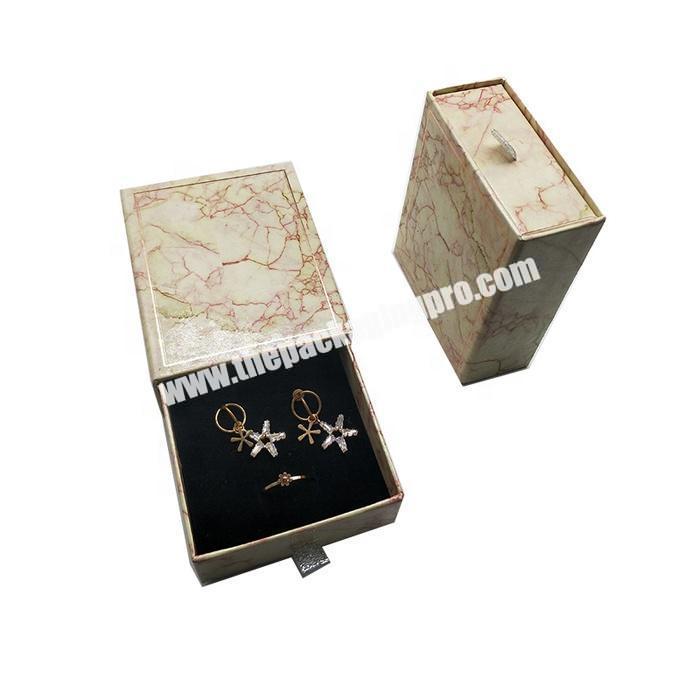 Fantastic paper packaging drawer jewelry gift box for earring