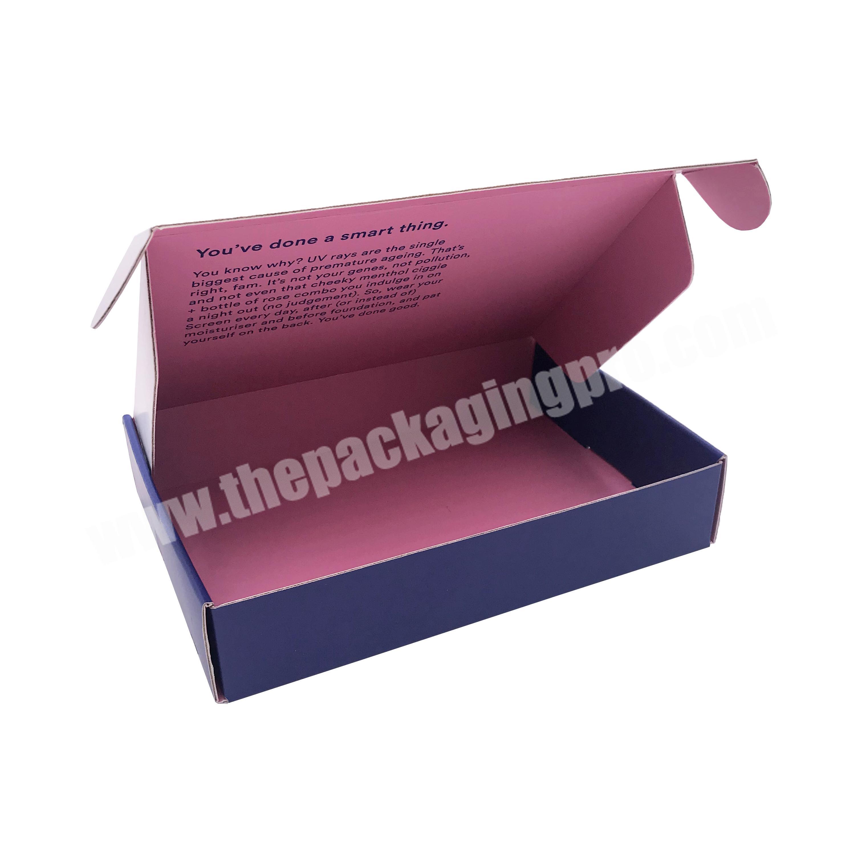 Fashion corrugated paper shoe box gift packaging flower