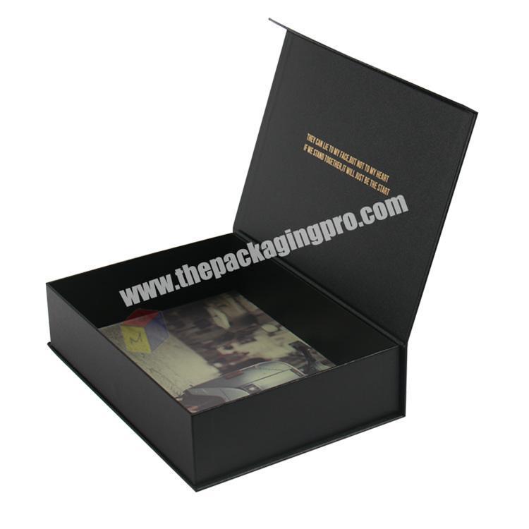 fashion custom magnetic box for clothing packaging