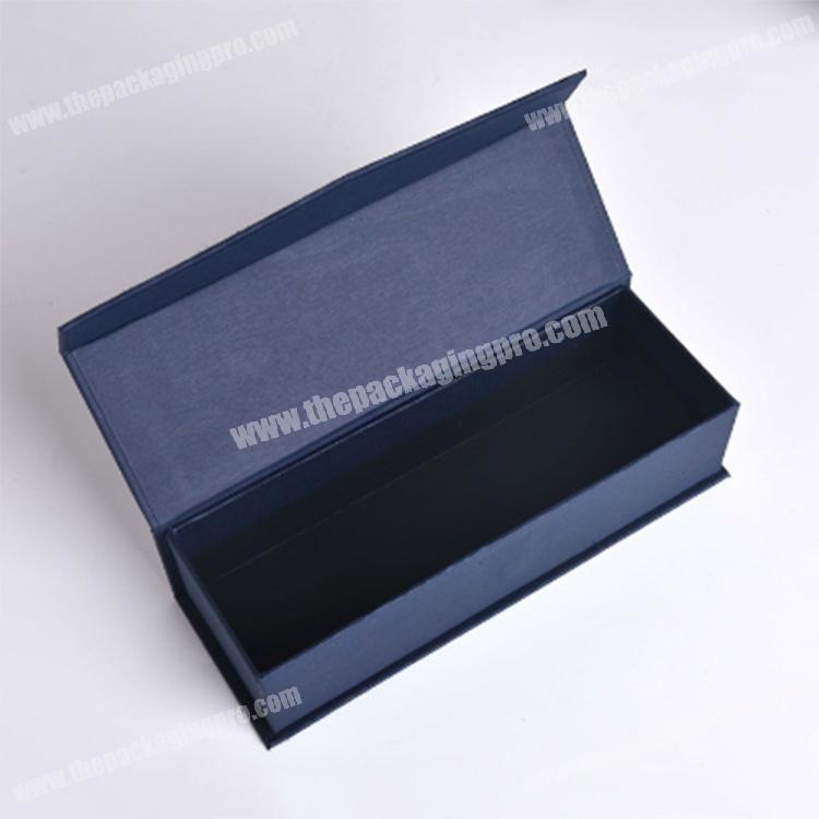 Fashion custom printed rigid flat packing magnetic box