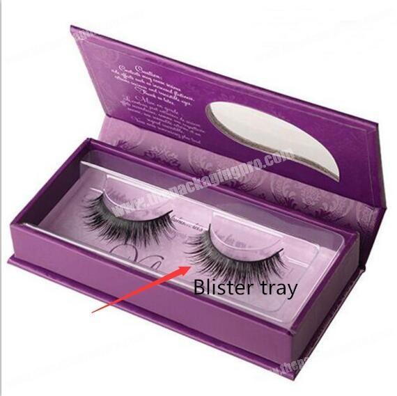 Fashion design cosmetic cardboard eyelashes paper box