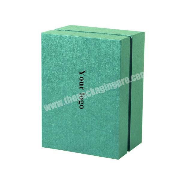 fashion green custom logo jewellery hard recycled packaging boxes with lid
