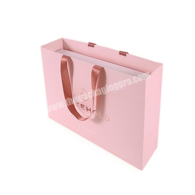 Fashion Lovely Pink Color Portable Easy Carry Unique Gift Boxes For Packaging Clothes