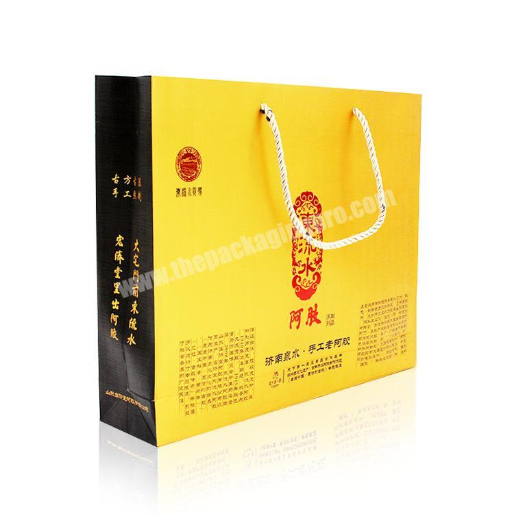 Fashion Luxury Gift Paper Paper Packaging Bag Paper Bag With Logo Print