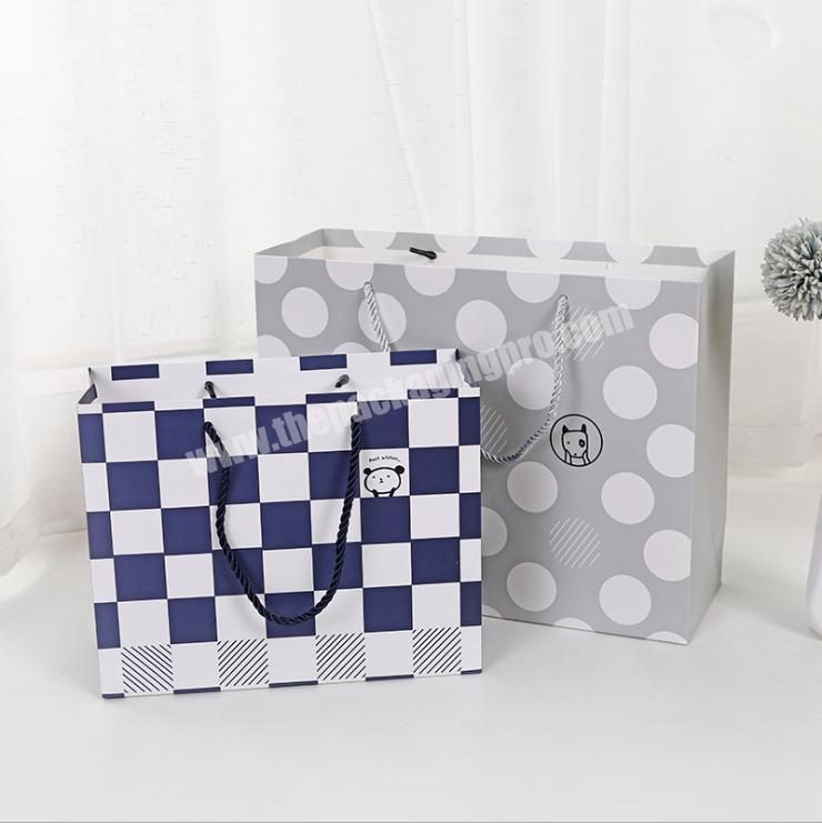 fashion paper bags 2020 box packing bag cardboard shopping bag foldable